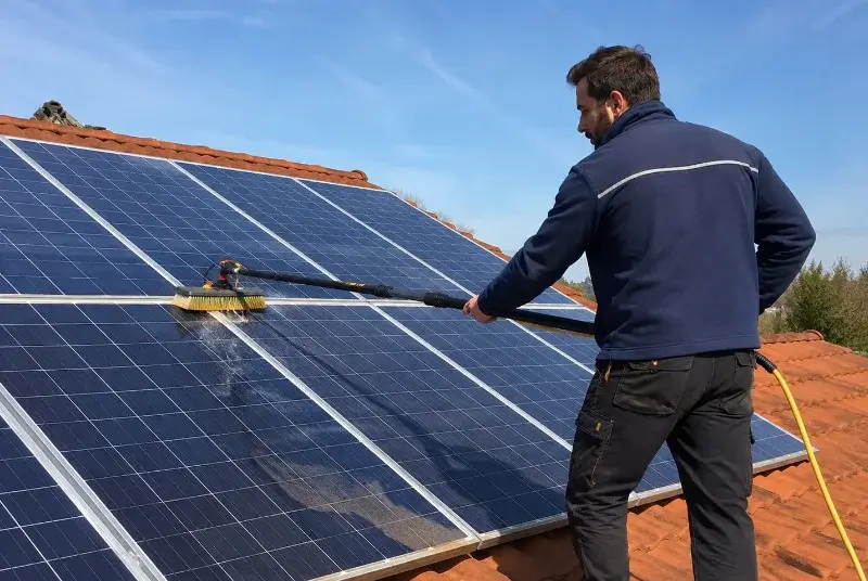 Nettoyage et entretien de panneaux solaires à Villemagne